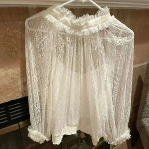 NWT Vintage Vince Camuto Lace high neckline Old Money/Romantic/bridal